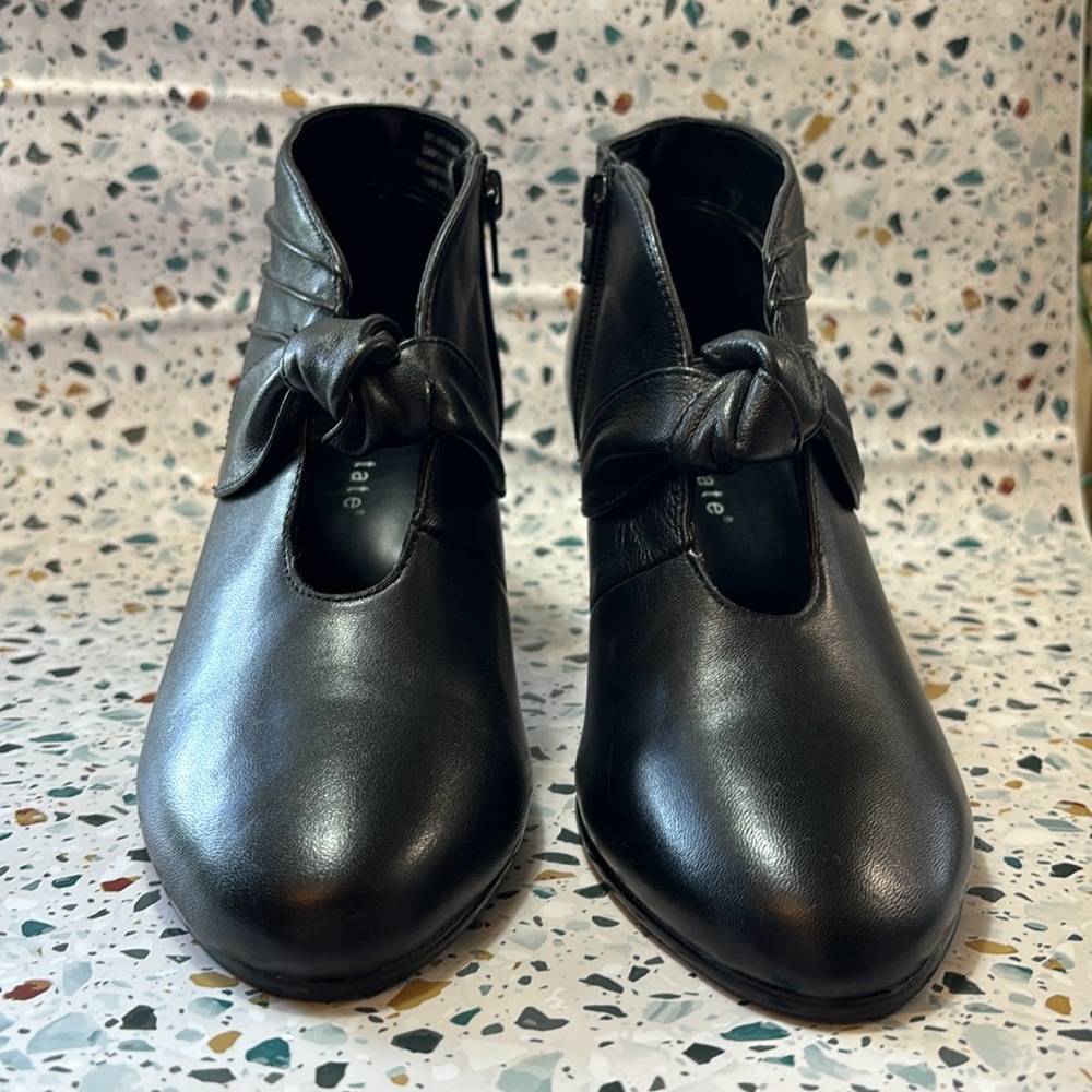 David Tate Leather Heel Booties! Perfect Condition!
